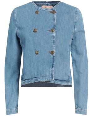 Twinset Denim Outerwear Cotton - Blue