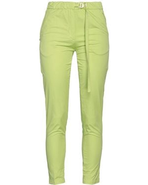 White Sand Pants Cotton, Elastane - Green