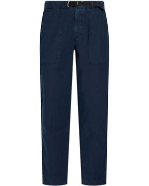 White Sand Trousers Cotton - Blue