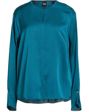 BOSS Deep Top Silk, Elastane - Blue