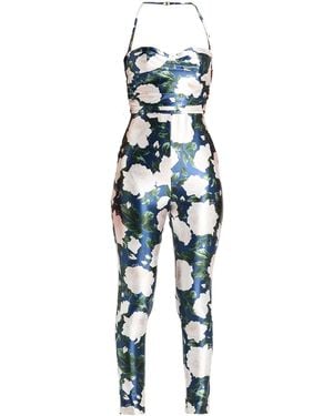 Blugirl Blumarine Jumpsuit Polyester, Elastane - Blue