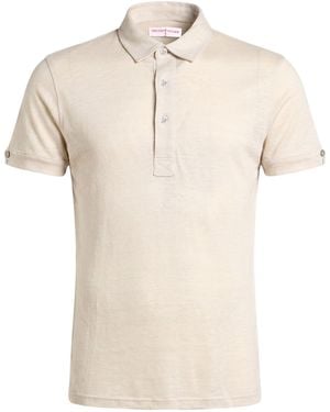 Orlebar Brown Polo Shirt Linen - Natural