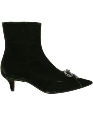 PAO PIANO ZERO Ankle Boots Textile Fibers - Black