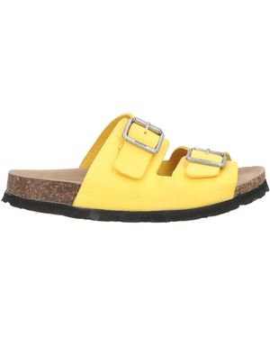 Moma Sandals Leather - Yellow