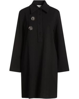 Shirtaporter Mini Dress - Black