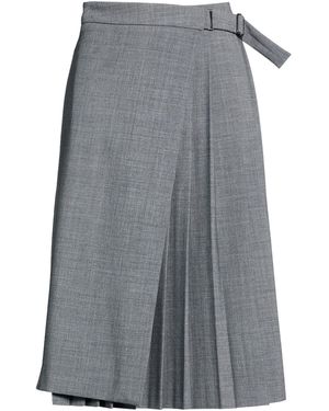 True Royal Midi Skirt Polyester, Virgin Wool, Rubber - Grey
