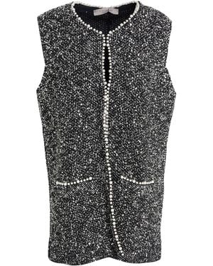 D.exterior Tailored Vest Cotton, Polyamide, Viscose, Polyester, Elastane - Gray
