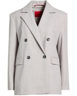 MAX&Co. Light Blazer Polyester, Virgin Wool, Elastane - Grey
