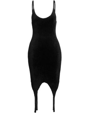 Balmain Midi Dress - Black