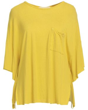 8pm T-Shirt Viscose, Linen - Yellow