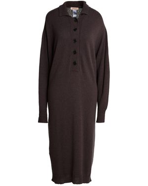 Twinset Midi-Kleid - Braun