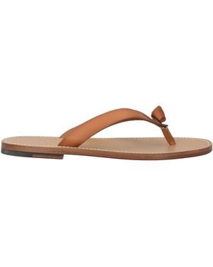 Santoni Thong Sandal - Brown