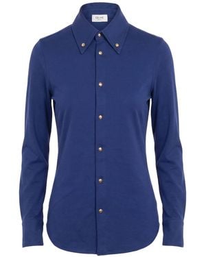 Celine Shirt Cotton - Blue