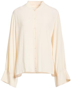 Momoní Cream Shirt Acetate, Silk - White