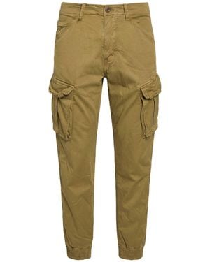 Alpha Industries Trousers Cotton, Elastane - Green