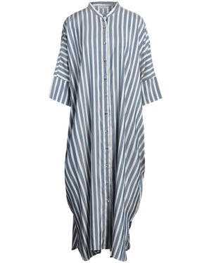 INBACX Midi Dress Silk - Blue