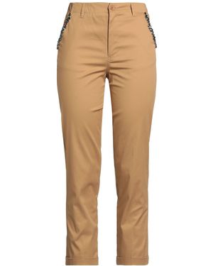 Liu Jo Pants Cotton, Elastane - Natural