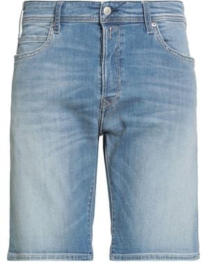 Replay Denim Shorts Cotton, Elastane - Blue