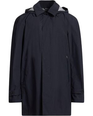 Herno Laminar Overcoat & Trench Coat Polyamide, Cotton, Polyurethane - Blue