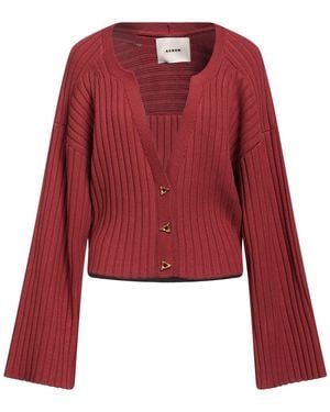 Aeron Rust Cardigan Viscose, Polyester - Red