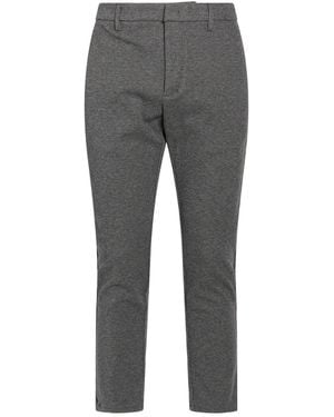 Dondup Charcoal Pants Polyester, Viscose, Polyamide, Elastane - Gray
