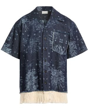 Pierre Louis Mascia Denim Shirts - Blue