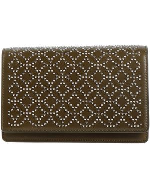 Alaïa Military Handbag Leather - Brown
