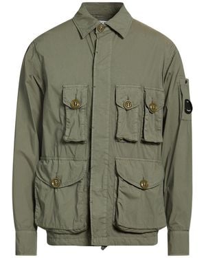 C.P. Company Military Jacket Cotton, Polyacrylic, Elastane - Green