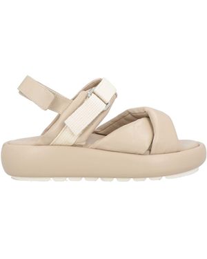 Peserico Sandals Leather - Natural