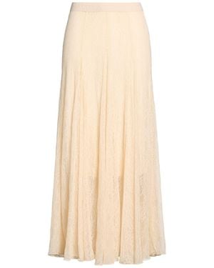Marella Maxi Skirt Polyester - Natural