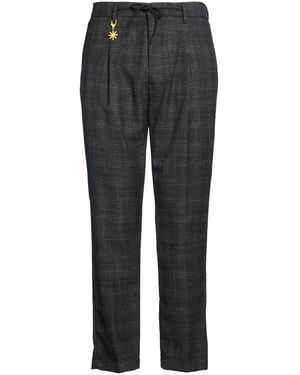 Manuel Ritz Pants Polyester, Viscose, Elastane - Gray