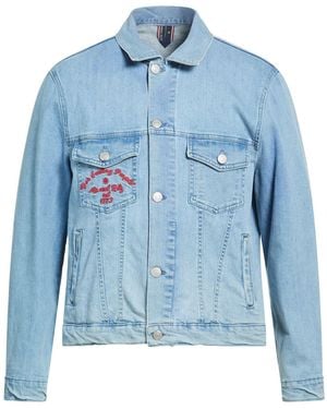 Manuel Ritz Denim Outerwear Cotton, Elastane - Blue