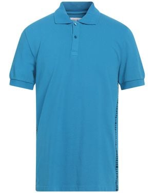 Bikkembergs Azure Polo Shirt Cotton - Blue