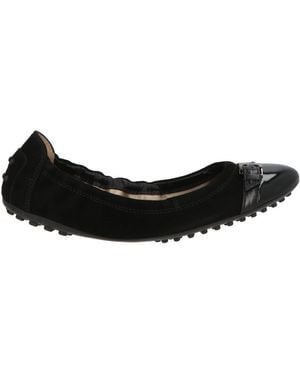 Tod's Ballet Flats Leather - Black