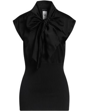 Fabiana Filippi Top Viscose, Cotton - Black