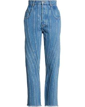 Mugler Jeans Cotton - Blue
