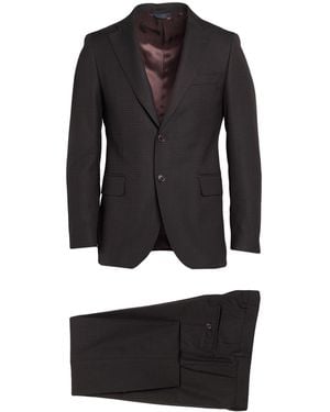 Tombolini Suit Wool, Cotton, Polyester - Black