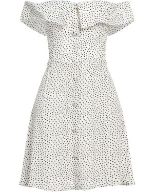 Mar De Margaritas Mini Dress Viscose - White