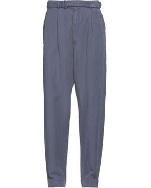 Officine Generale Trousers Lyocell, Linen, Cotton - Blue