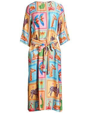 CONNOR & BLAKE Midi Dress Viscose - Orange