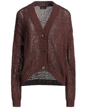Roberto Collina Cardigan Cotton, Polyamide - Brown