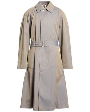 Burberry Overcoat & Trench Coat Cotton - Grey