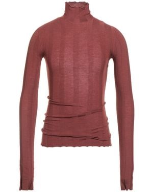 Sportmax Turtleneck Wool, Polyamide, Polyester - Red