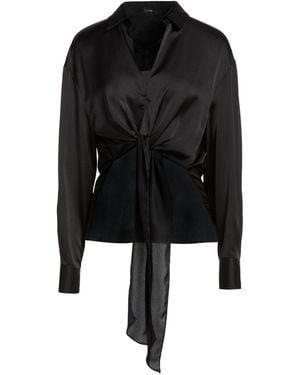 Hanita Shirt Polyester, Elastane - Black