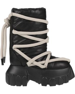 Rick Owens Boot Leather - Black