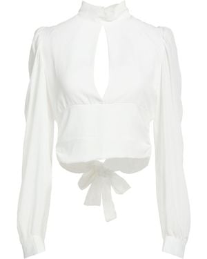 Giulia N Couture Top Polyester - White