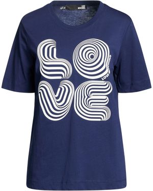 Love Moschino T-Shirt Cotton - Blue