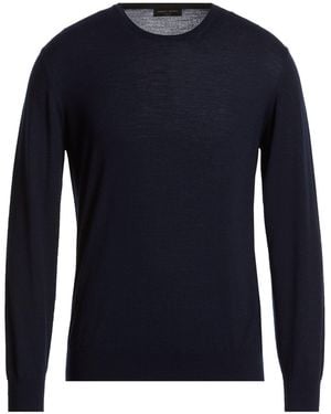 Roberto Collina Midnight Jumper Merino Wool - Blue