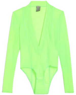NOT AFTER TEN Bodysuit Polyamide, Elastane - Green