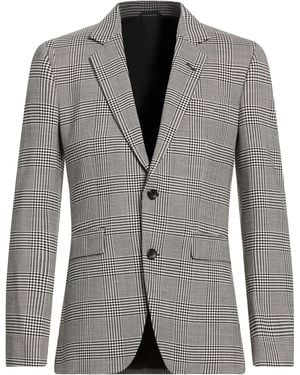 Reveres 1949 Blazer Virgin Wool, Elastane - Grey